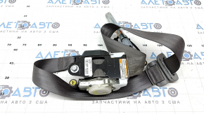 Driver's seat belt with tensioner for Honda CRV 17-22, gray, water-resistant, dry-cleanable