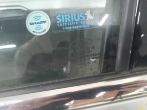 Front left door assembly for Ford Escape MK3 2013-2019, silver UX, cracks in trim, markings on glass