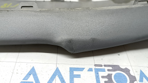 Honda CRV 17-19 front bumper lip trim, gray structure, scratched, pressed, broken mount
