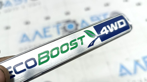 ECOBOOST 4WD emblem on the tailgate of a Ford Escape MK3 2013-2019