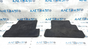 Set of floor mats for Ford Escape MK3 13-19, black, cloth, for cleaning