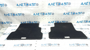 Set of floor mats for Ford Escape MK3 13-19, black, cloth, for cleaning