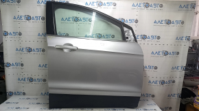 Front right door assembly for Ford Escape MK3 13-19 silver UX, markings on glass, bumpers