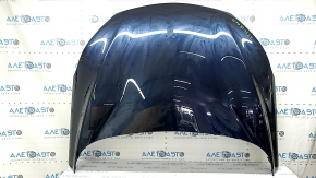 Infiniti QX50 19-25 aluminum hood, blue BW5, bumpers