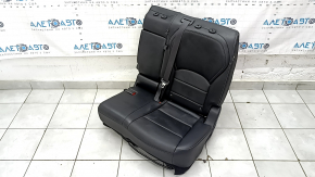 Left rear seat for Infiniti QX50 19-21 with airbag, black leather, gray stitching, scratches