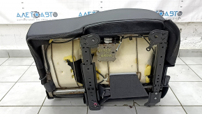 Left rear seat for Infiniti QX50 19-21 with airbag, black leather, gray stitching, scratches