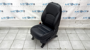 Driver's seat for an Infiniti QX50 19-21 with airbag, electric, heated, black leather, gray stitching, rusty bottom