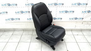 Infiniti QX50 19-21 passenger seat with airbag, electric, heated, black leather, gray stitching, rusty bottom