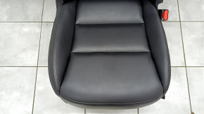 Infiniti QX50 19-21 passenger seat with airbag, electric, heated, black leather, gray stitching, rusty bottom