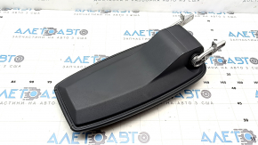 Ford Mustang Mach-E 21-25 armrest, black leather with gray stitching, dented