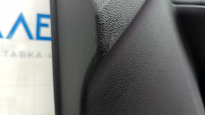 Front right door panel for Ford Escape MK3 2017-2019, black, black leather armrest, with chrome handle, scratches, dents