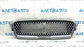 Radiator grille Lincoln MKZ 17-20 chrome, without emblem, sand