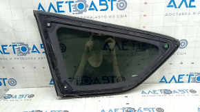 Rear right window, blind glass, Ford Escape MK3 13-19, chrome, scratches on chrome