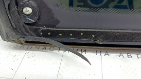 Rear right window, blind glass, Ford Escape MK3 13-19, chrome, scratches on chrome