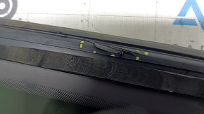 Rear right window, blind glass, Ford Escape MK3 13-19, chrome, scratches on chrome