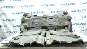 Ford Escape MK3 13-19 rear floor covering, black, type 2, torn, needs cleaning