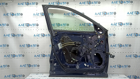 Infiniti QX50 19-25 keyless front left door assembly. Triplex, blue BW5, dents, bump