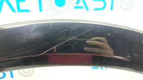 Front left fender arch trim for Ford Mustang Mach-E 21-23, gloss black with reflector, scratches