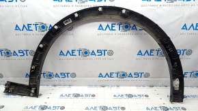 Front left fender arch trim for Ford Mustang Mach-E 21-23, gloss black with reflector, scratches