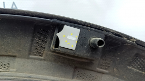Front left fender arch trim for Ford Mustang Mach-E 21-23, gloss black with reflector, scratches