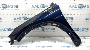 Infiniti QX50 19-25 front left fender, blue BW5, dented