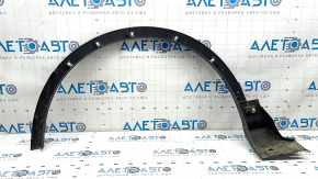 Front right fender arch trim for Ford Escape MK3 2017-2019, texture, scratches, torn mount, whitened plastic on mount