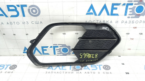 Left bumper grille for Ford Escape MK3 17-19, matte finish under fog lights, sand