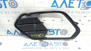 Right bumper grille Ford Escape MK3 17-19, matte finish under fog lights, sand