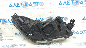Left front headlight assembly for Ford Escape MK3 17-19, halogen, light, with bracket, sand, for polishing