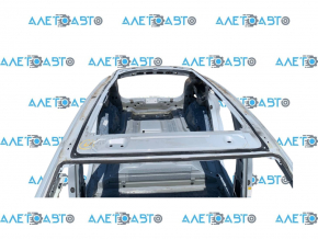 Metal roof for a 2021-2023 Ford Mustang Mach-E with panoramic windows, white A3, on the body, dented