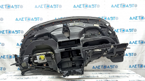 Front dashboard with Airbag for Ford Escape MK3 17-19, black, broken guides