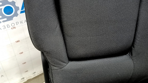 Rear seat, 2nd row, left, Ford Escape MK3 2017-2019, black and gray fabric, with belt, dents, dry cleanable