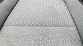 Ford Escape MK3 2017-2019 passenger seat without airbag, manual, cloth, black and gray, dents, dry cleanable
