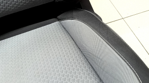 Ford Escape MK3 17-19 driver's seat without airbag, black and gray cloth, electric, dry-cleanable
