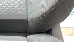 Ford Escape MK3 17-19 driver's seat without airbag, black and gray cloth, electric, dry-cleanable