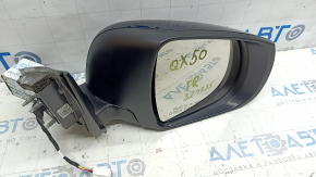 Infiniti QX50 19-22 Right Side Mirror Assembly, 5 Pins, Turn Signal, Blue BW5