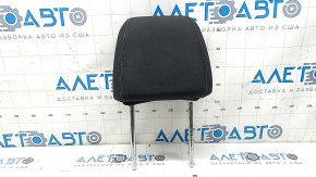 Front left headrest for Ford Escape MK3 2017-2019, black cloth, gray stitching, ready to clean