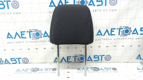 Front left headrest for Ford Escape MK3 2017-2019, black cloth, gray stitching, ready to clean