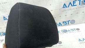 Front left headrest for Ford Escape MK3 2017-2019, black cloth, gray stitching, ready to clean
