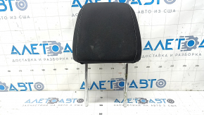 Front right headrest for Ford Escape MK3 2017-2019, black fabric, gray stitching, dented, needs cleaning