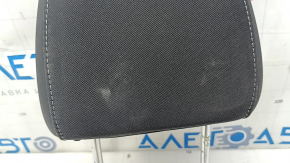 Front right headrest for Ford Escape MK3 2017-2019, black fabric, gray stitching, dented, needs cleaning