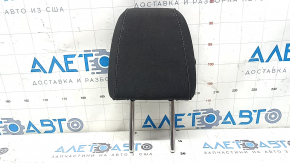 Rear left headrest for Ford Escape MK3 2017-2019, black cloth, gray stitching, ready to clean