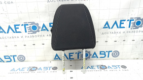Rear left headrest for Ford Escape MK3 2017-2019, black cloth, gray stitching, ready to clean