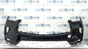 Bare front bumper Infiniti QX50 19-25 blue, scratches, pressed, crack in the mount