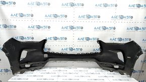 Bare front bumper Infiniti QX50 19-25 blue, scratches, pressed, crack in the mount
