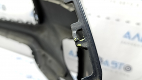 Bare front bumper Infiniti QX50 19-25 blue, scratches, pressed, crack in the mount