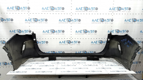Infiniti QX50 19-25 blue rear bumper with cracks in the mountings