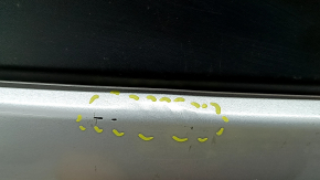 Infiniti QX50 19-25 rear bumper lip for parking sensors, gray texture, scratches, dents
