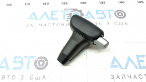 Honda CRV 17-22 black leather gear knob