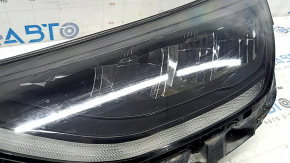 Left front headlight assembly for Hyundai Sonata 20-23 LED, polished, sanded